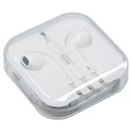 Headphones with Microphone Goms White 3,5 mm