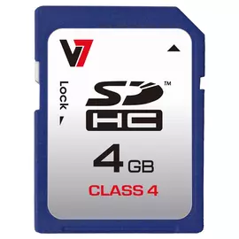 Kartë memorie Micro SD me përshtatës V7 VASDH4GCL4R-2E