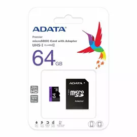 Kartë memorie Micro SD me përshtatës Adata CLASS 10 64 GB