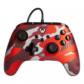 Gaming Control XBOX ENHANCED WIRED METALL Red