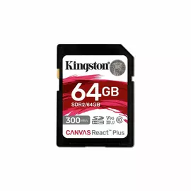 Kartë memorie Micro SD me përshtatës Kingston SDR2/64 GB 64 GB 8K Ultra HD SDXC UHS-II