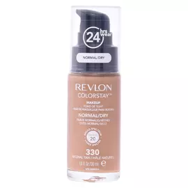 Fluid Foundation Make-up Colorstay Revlon, Color: 330 - Natural Tan - 30 ml, Color: 330 - Natural Tan - 30 ml