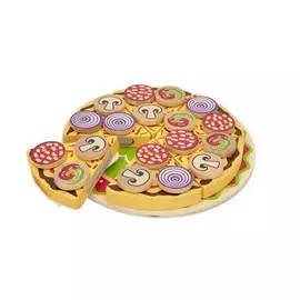 Pizza Color Baby Woomax 27 Pieces MDF Wood