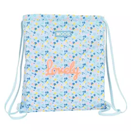 Backpack with Strings Moos Lovely Light Blue (35 x 40 x 1 cm)