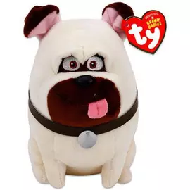 Plush Ty Beanie Boos Secret Life Of Pets Mel Pug Approxima 20cm