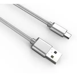 Kabllo Ldnio Micro USB Kabllo 1m Argjend