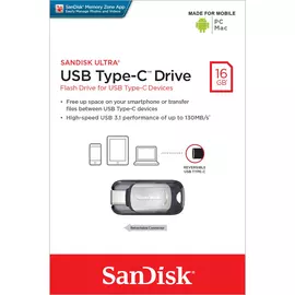 USB 16 GB SanDisk Ultra 3.1 Lloji C [14032]