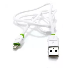 Cable Ldnio Lightning Apple USB Cable, 1m, White