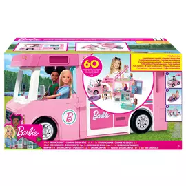 Automjete dhe aksesorë Barbie Dreamcamper 3-në-1