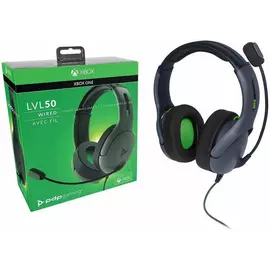 Headset Xbox One PDP LVL50 Stereo Wired Grey