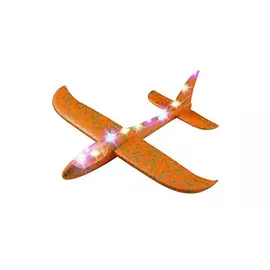 Lodër Aeroplani Hedhja me Dorë Portokalli me Dritë 48cm