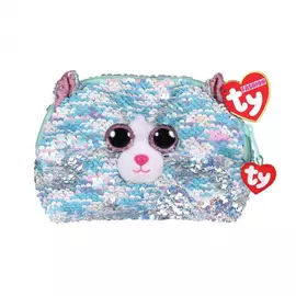 Çanta Aksesore prej pelushi Ty Fashion Sequins Whimsy Cat 10cm