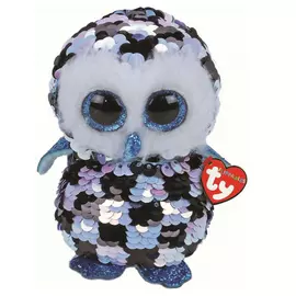 Pelush Ty Beanie Boos Topper Flippable Sequin Blu-Zi Buf 24cm