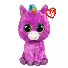 Plush Ty Beanie Boos Rosette Purple Unicorn 24cm