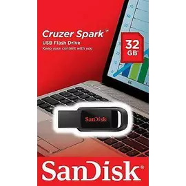 Usb 32 GB SanDisk Pendrive Cruzer Spark 2.0 Flash Drive [16742]