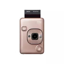Camera Instax Mini LiPlay Hybrid Instant Blush Gold HM1