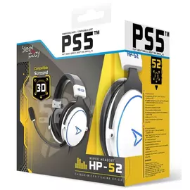 Headset Gaming Steelplay Wired HP52 5.1 Virtual Sound Multiplatform White