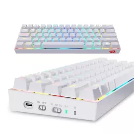 Keyboard Redragon Draconic K530W RGB Bluetooth/Wired Mechanical White