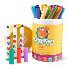 Washable Markers Baby Roo 24 Colours