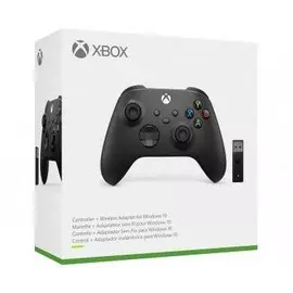 Kontrolluesi Xbox Series X Wireless Shock Black + Përshtatës PC