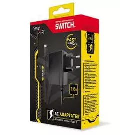 AC Adapter Steelplay Nintendo Switch Type C Fast Charge 2.6A