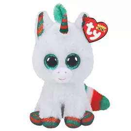 Plush Ty Beanie Boos Snowfall Christmas Unicorn 15cm