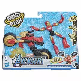 Figura Marvel Avengers Bend & Flex Rider Iron Man