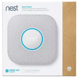 Alarmi Nest Protect Google Detektor i monoksidit të karbonit të bardhë