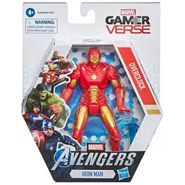 Figura Marvel Gamer Verse Avengers Iron Man Overclock 15cm