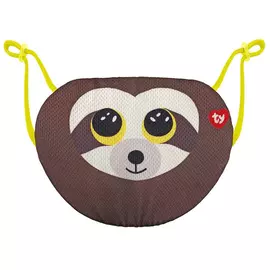 Plush Ty Mask Dangler Brown Sloth 12cm