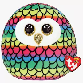 Plush Ty Squish-A-Boos Owen Multicolor Owl 22cm