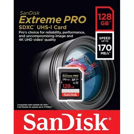 Kartë MicroSDXC 128 GB SanDisk Extreme PRO 170 MB s UHSI