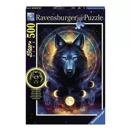 Puzzle Ravensburger Lunar Wolf 500 copë