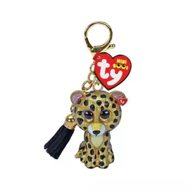 Plush Ty Beanie Boos Key Clip Sterling Leopard