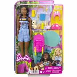 Kukull Barbie Duhen dy kukulla kampingu në Brooklyn me këlysh
