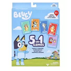 Playing Cards Bluey 5 in 1 Game