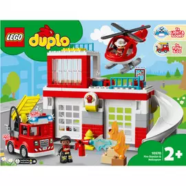 Lego Duplo Fire Station & Helikopter 10970
