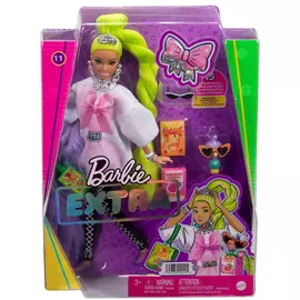 Kukulla Barbie me flokë të gjelbër ekstra neon