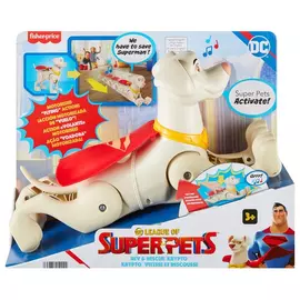 Fisher Price DC League Of Super Pets Pup Up & Away Krypto