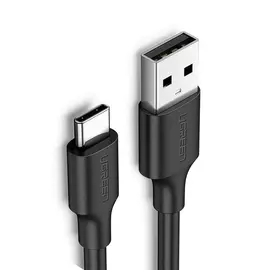 Kabllo Ugreen USB-A në USB-C 2A 1m E zezë 60116