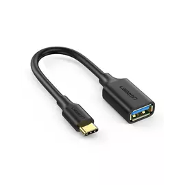 Adapter Ugreen USB-C 3.0 to USB-A Female , 10cm , Black , 30701