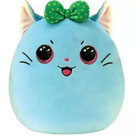 Plush Ty Squish-A-Boos Kirra Cat With Bow 22cm