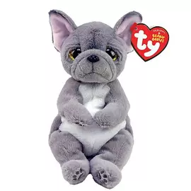 Plush Ty Beanie Babies Wilfred Grey Dog 15cm