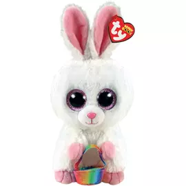 Plush Ty Beanie Boos Sunday White Rabbit With Basket 15cm