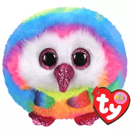 Pelush Ty Puffies Owen Rainbow Owl