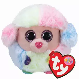 Plush Ty Puffies Rainbow Poodle