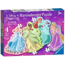 Puzzles Ravensburger Disney Princess Katër në formë Puzzles