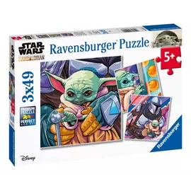 Puzzle Ravensburger Star Wars The Mandalorian 3x 49pcs