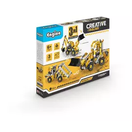 Set Engino Creative Builder 3-in-1 Wheeled Loader Model