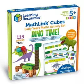 Set Mathlink Cubes Early Maths Activity Dino Time